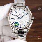 Copy Omega Seamaster Stainless Steel Blue Stick Watch Simple style
